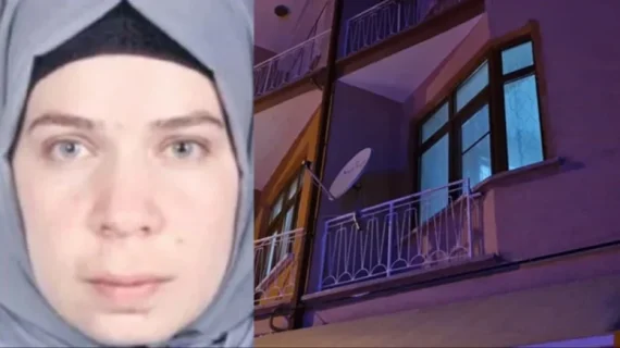 Balkona tırmandı evdeki kadının boğazını kesti