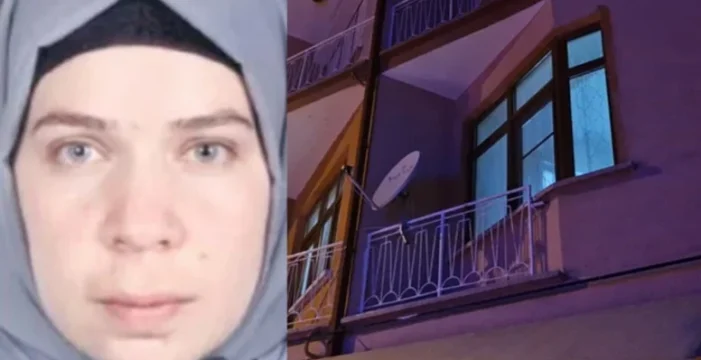 Balkona tırmandı evdeki kadının boğazını kesti