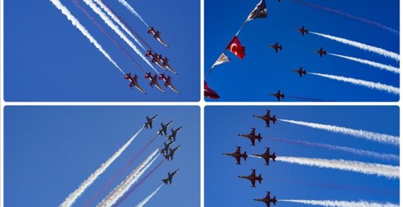 Türk Yıldızları ve SOLOTÜRK’ten İzmir’in kurtuluşunun 103. yılına özel gösteri Türk Yıldızları ve SOLOTÜRK’ten İzmir’in kurtuluşunun 103. yılına özel gösteri