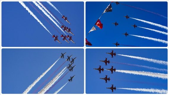 Türk Yıldızları ve SOLOTÜRK’ten İzmir’in kurtuluşunun 103. yılına özel gösteri
