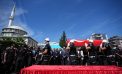 İzmir’de polis merkezine silahlı saldırıda şehit olan polisler son yolculuğuna uğurlandı