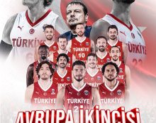 A Milli Basketbol Takımı Avrupa ikincisi oldu A Milli Basketbol Takımı Avrupa ikincisi oldu