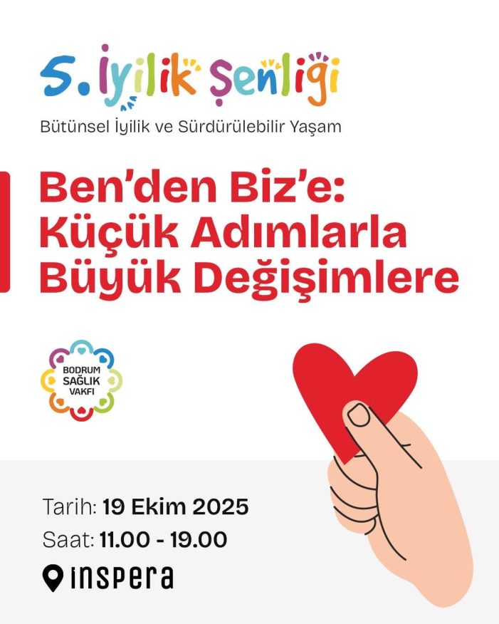 Bodrum Sağlık Vakfı 5. İyilik Şenliği İçin Geri Sayım Başladı.