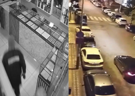 4.5 kilogram altını dakikalar içinde çaldılar