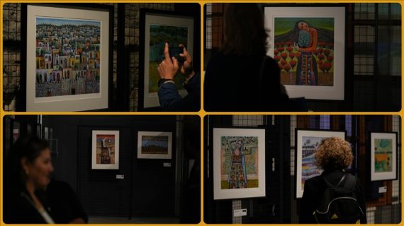 Filistinli sanatçıların eserleri İzmir’de sanatseverlerle buluştu