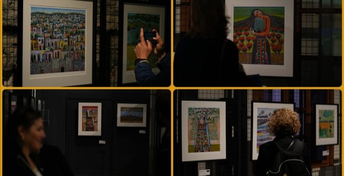 Filistinli sanatçıların eserleri İzmir’de sanatseverlerle buluştu Filistinli sanatçıların eserleri İzmir’de sanatseverlerle buluştu