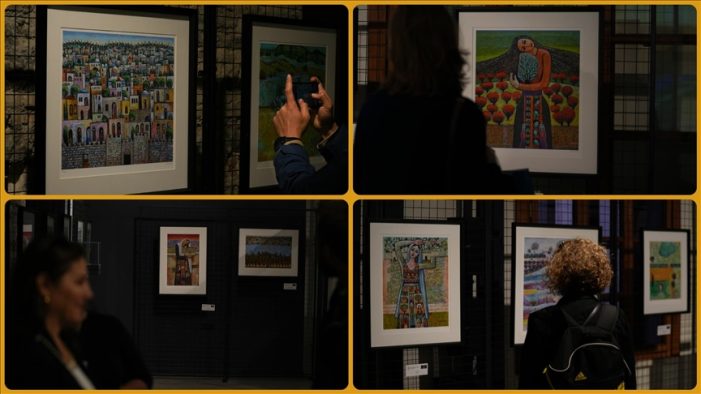 Filistinli sanatçıların eserleri İzmir’de sanatseverlerle buluştu