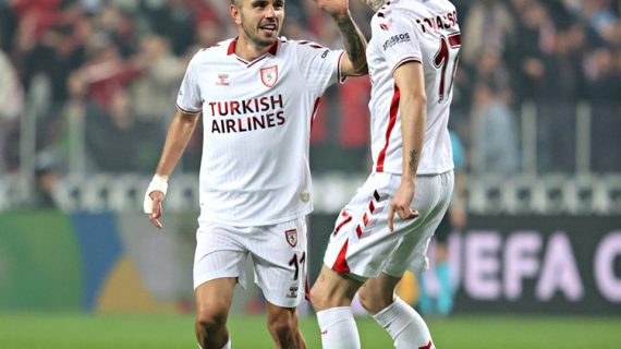 Samsunspor UEFA Konferans Ligi’nde Hamrun Spartans’ı 3-0 yendi