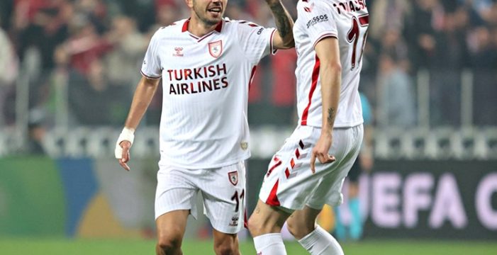 Samsunspor UEFA Konferans Ligi’nde Hamrun Spartans’ı 3-0 yendi Samsunspor UEFA Konferans Ligi’nde Hamrun Spartans’ı 3-0 yendi