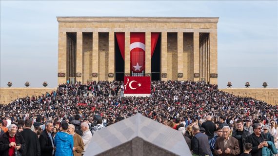 Anıtkabir 10 Kasım’da 1 milyon 219 bin 148 ziyaretçiyi ağırladı