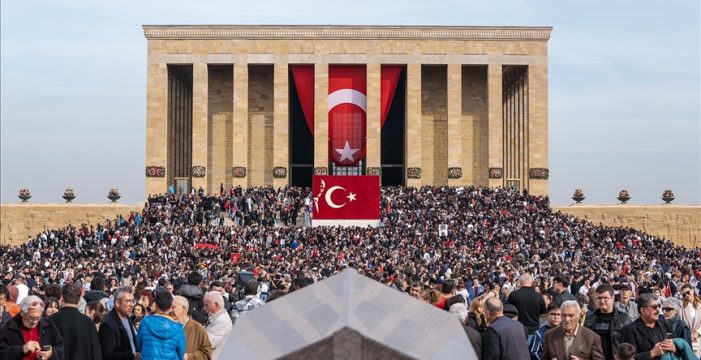 Anıtkabir 10 Kasım’da 1 milyon 219 bin 148 ziyaretçiyi ağırladı