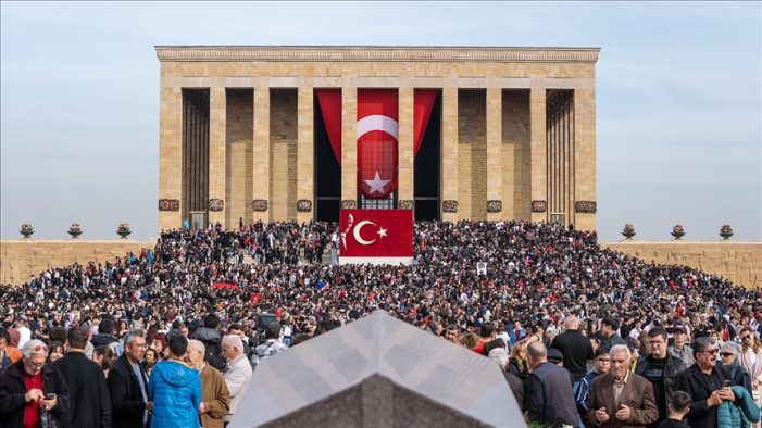 Anıtkabir 10 Kasım’da 1 milyon 219 bin 148 ziyaretçiyi ağırladı