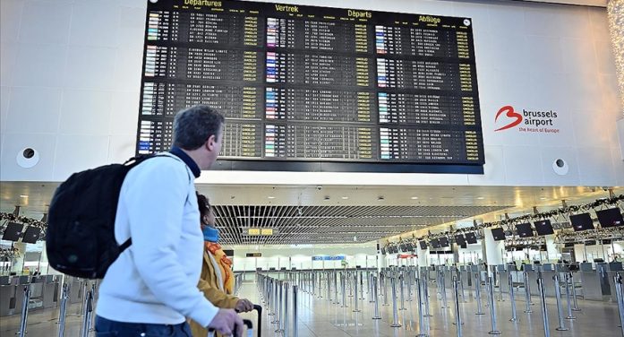 Brüksel Havalimanı’nda bu yıl grev nedeniyle 2 bin 395 uçuş iptal edildi