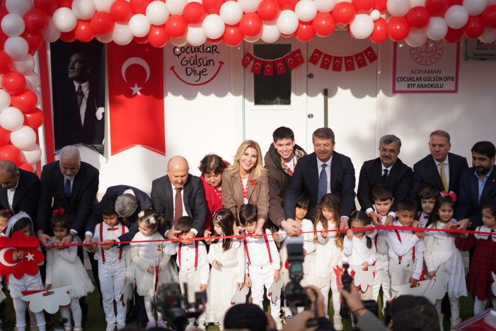 Gülben  Ergen 60. Anaokulu’nu Adıyaman’da Açtı