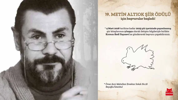 19. Metin Altıok Şiir Ödülü başvuruları başladı..