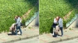 Maltepe’de sokak ortasında kadın döven saldırgan dehşeti!..