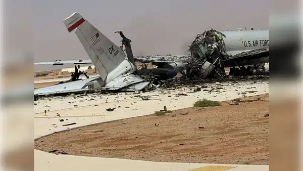 ABD uçağının enkazına ait uydu görüntüleri ortaya çıktı