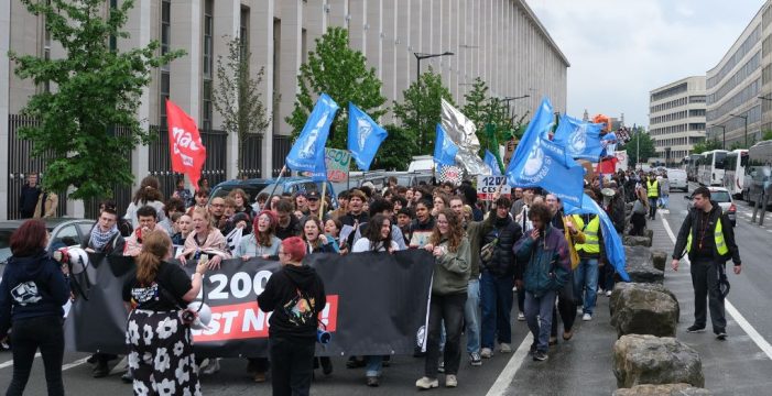 Brüksel’de Harç Protestosu: Öğrenciler Eğitim Hakkı İçin Yürüdü