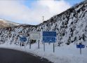 Yunanistan dağlarındaki kar örtüsü hızla yok oluyor..
