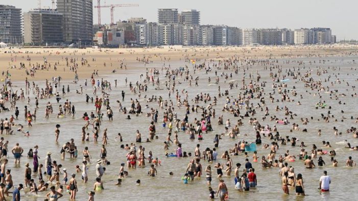 Belçika’da sıcak hava dalgası devam ediyor