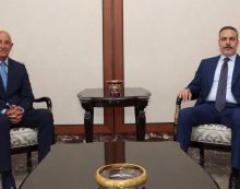 NATO zirvesi öncesi Tom Barrack ile Hakan Fidan bir araya geldi..