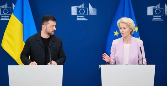 Von der Leyen ve Zelenskiy İHA anlaşmasını imzaladı..
