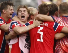 Norveç ve İngiltere çeyrek finalde, Brezilya ile Meksika elendi.. Norveç ve İngiltere çeyrek finalde, Brezilya ile Meksika elendi..